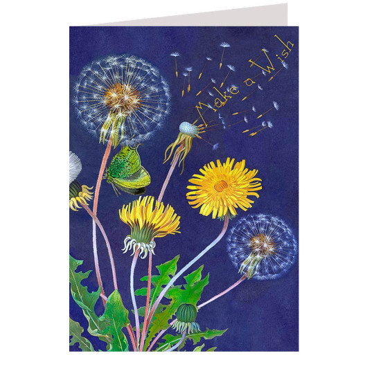 Make a Wish Beautiful Dandelion Card ~ England